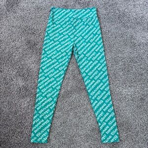 NWOT LuLaRoe TC Green Leggings “Blarney Stone” St Patrick’s Day Irish Kiss